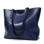 Fashion Oil Wax Leather Women Handbag